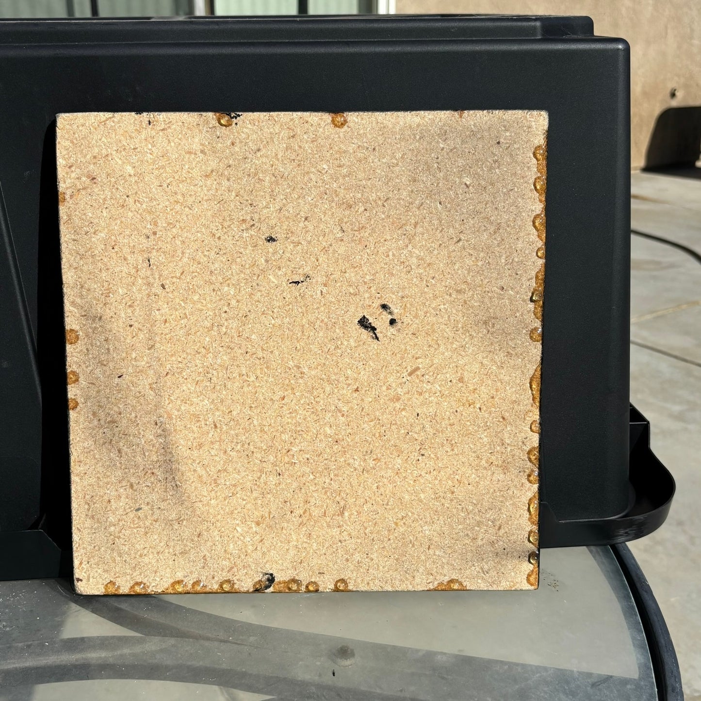 Fire Orange - Resin Coated Chess Board