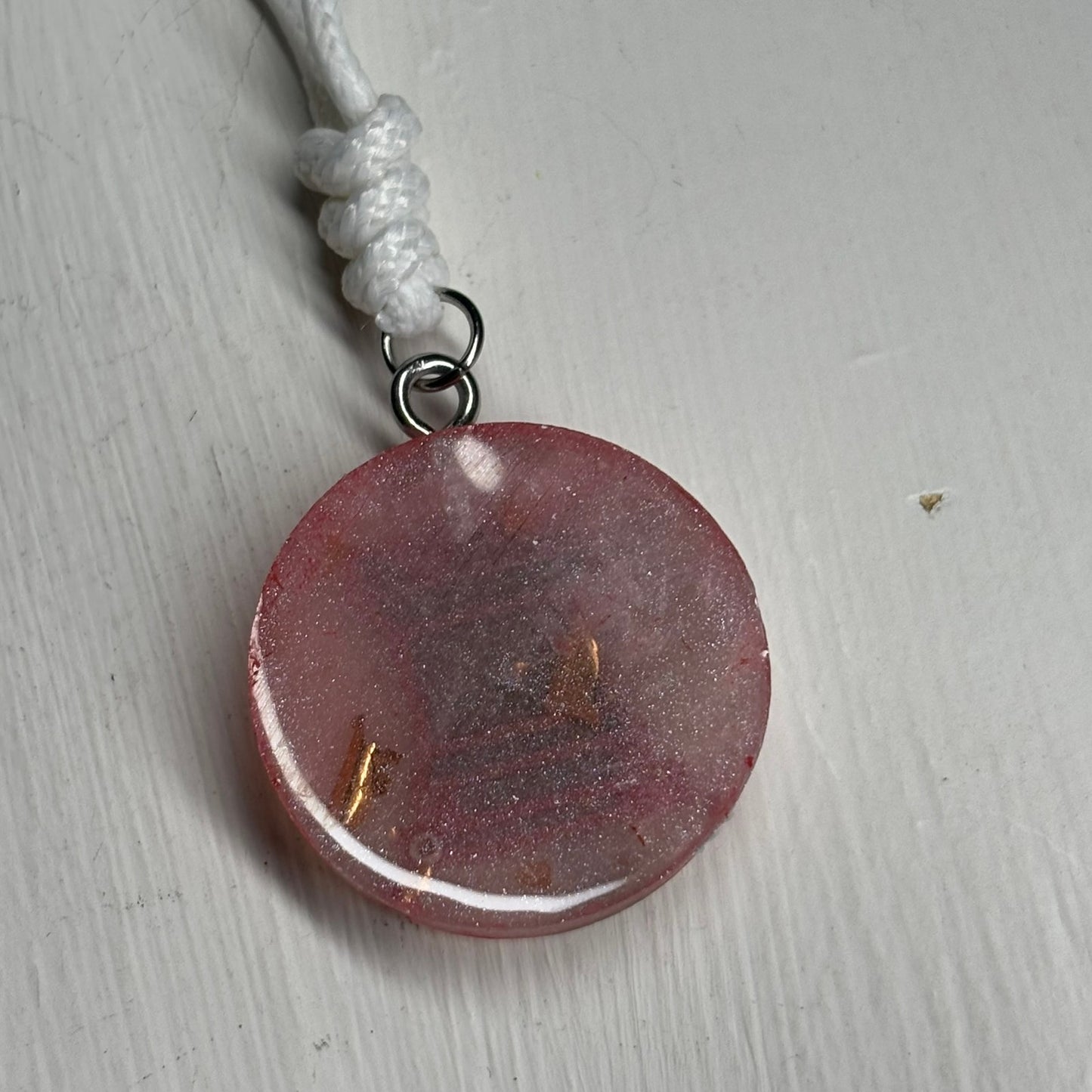 Space Red Rook - Handmade Resin Chess Necklace