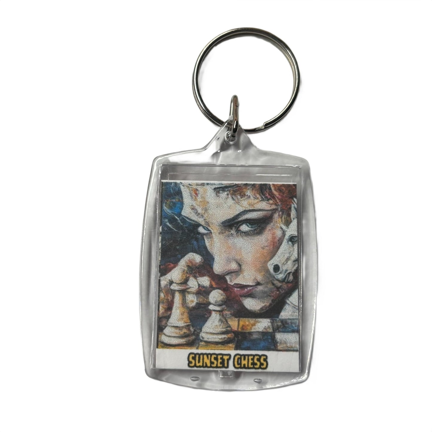 Slick Look - Chess  Photo Keychain