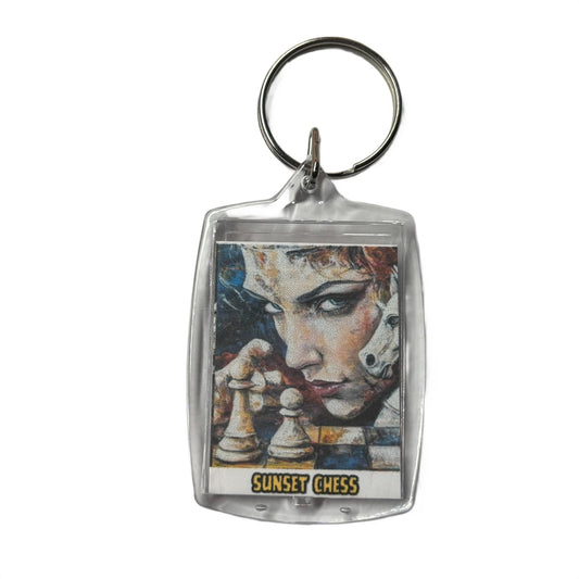 Slick Look - Chess  Photo Keychain