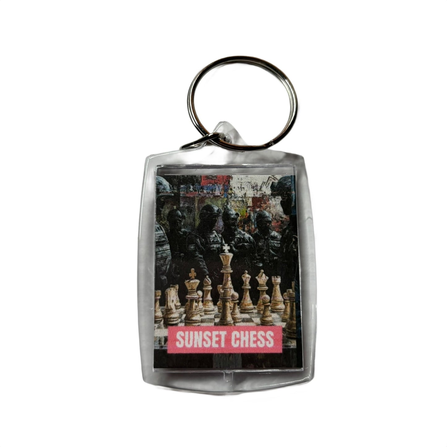 The Group - Chess  Photo Keychain