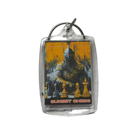 Yellow Mist - Chess  Photo Keychain