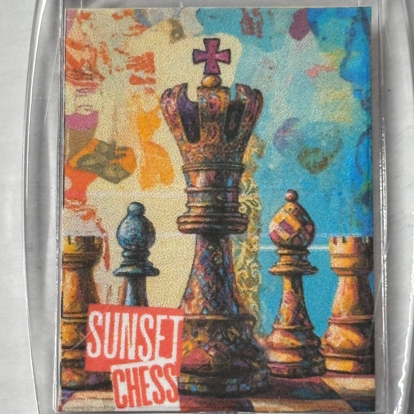 Mystic King - Chess  Photo Keychain