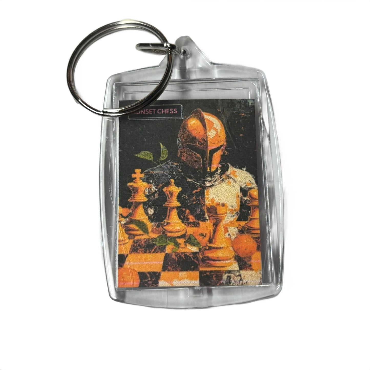 Orange Warrior - Chess  Photo Keychain