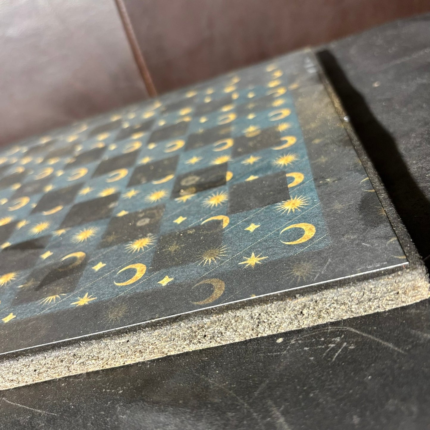 Moon Night - Scrapbook Chess Board