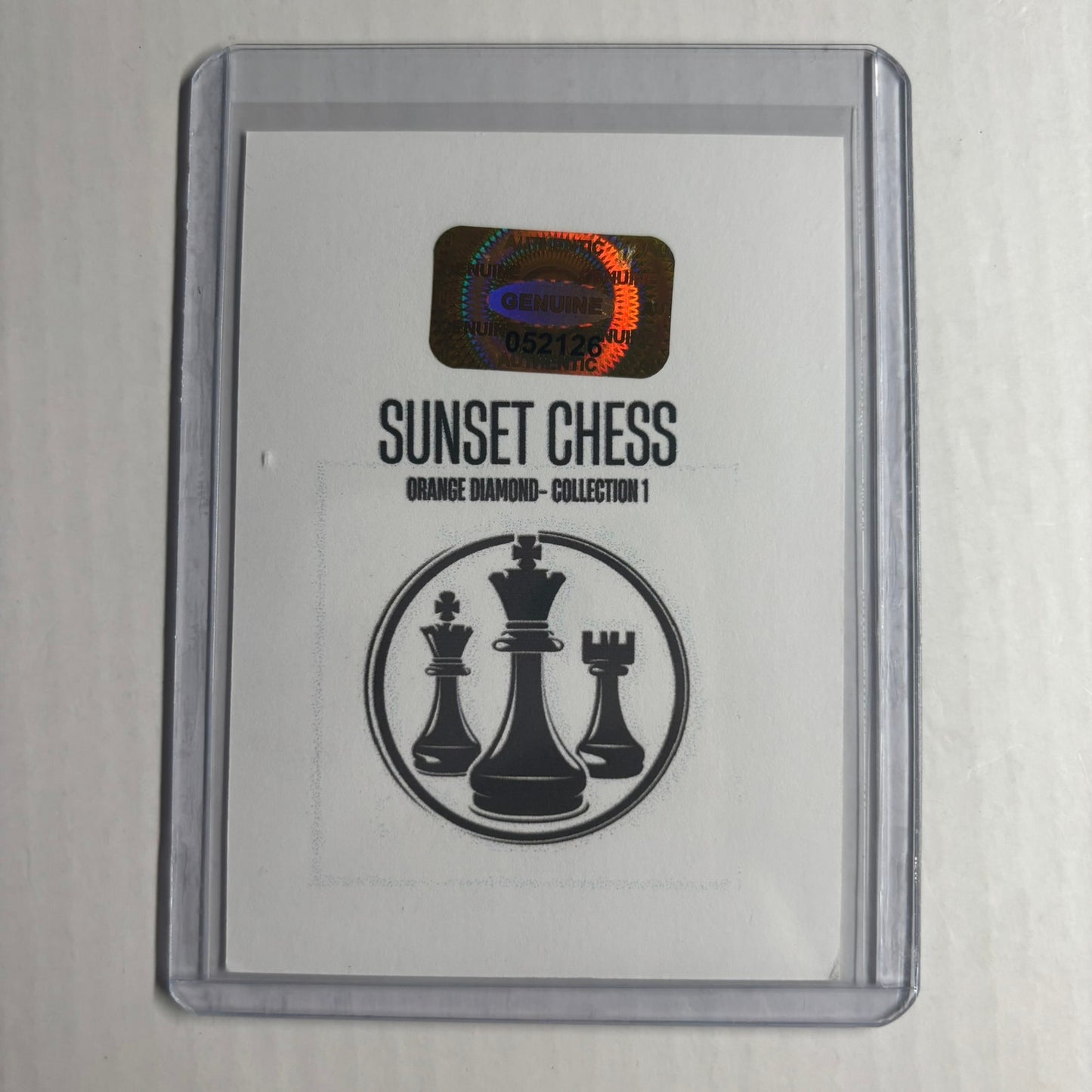 Orange Diamond Collection 1 - Trading Card