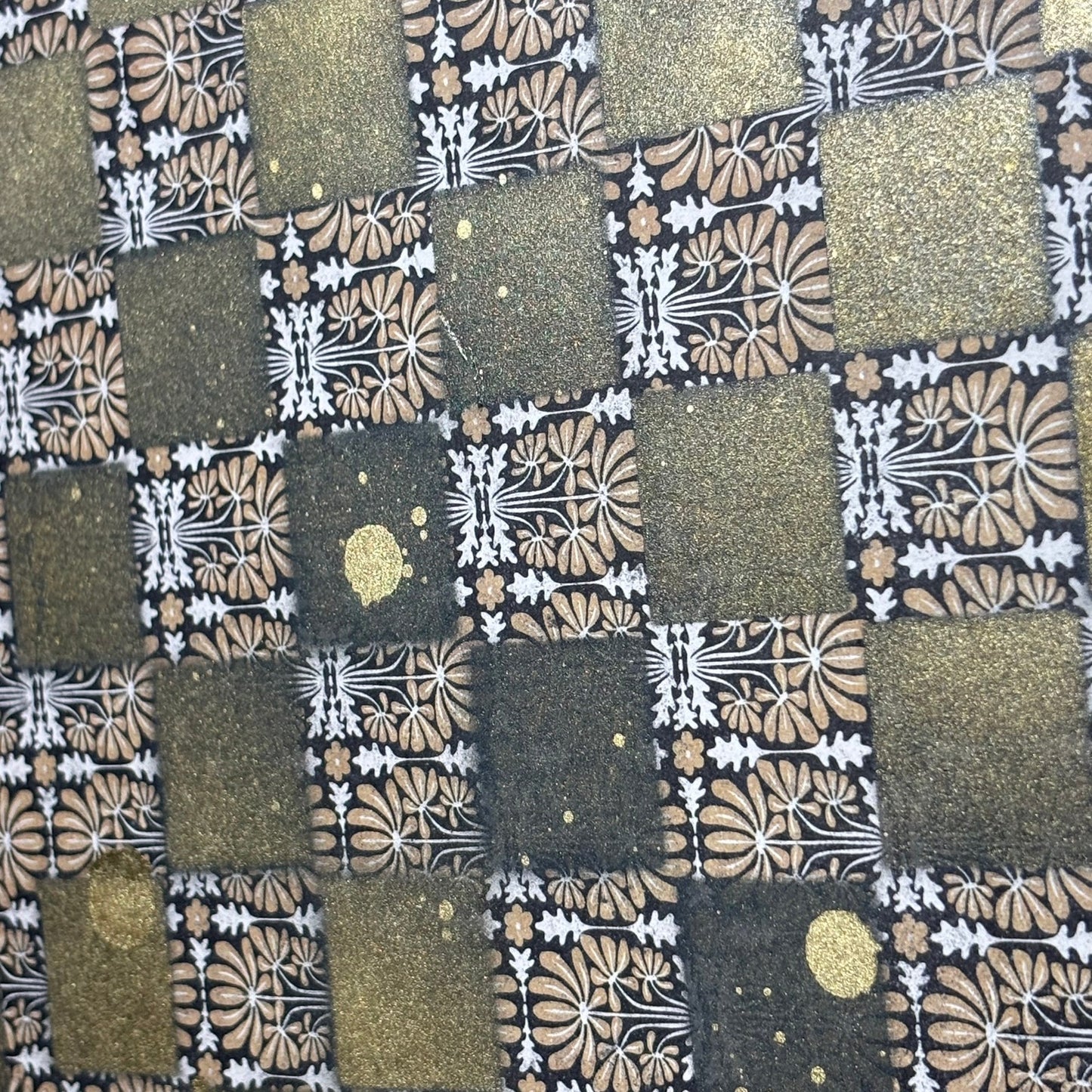 Classy Gold - Scrapbook Chess Board