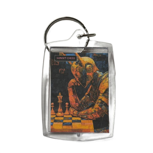 Orange Warrior - Chess  Photo Keychain