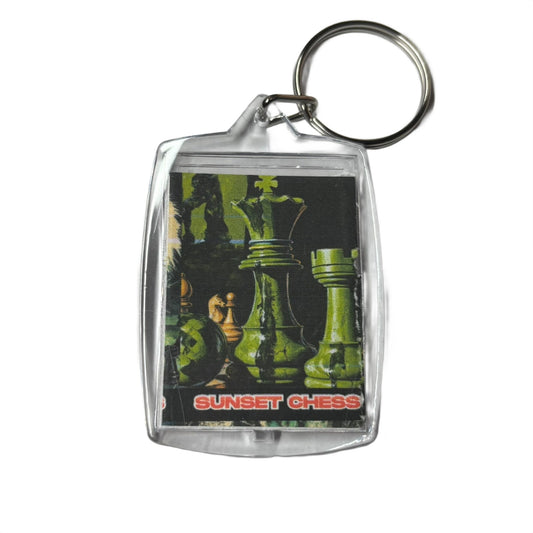 Green - Chess  Photo Keychain