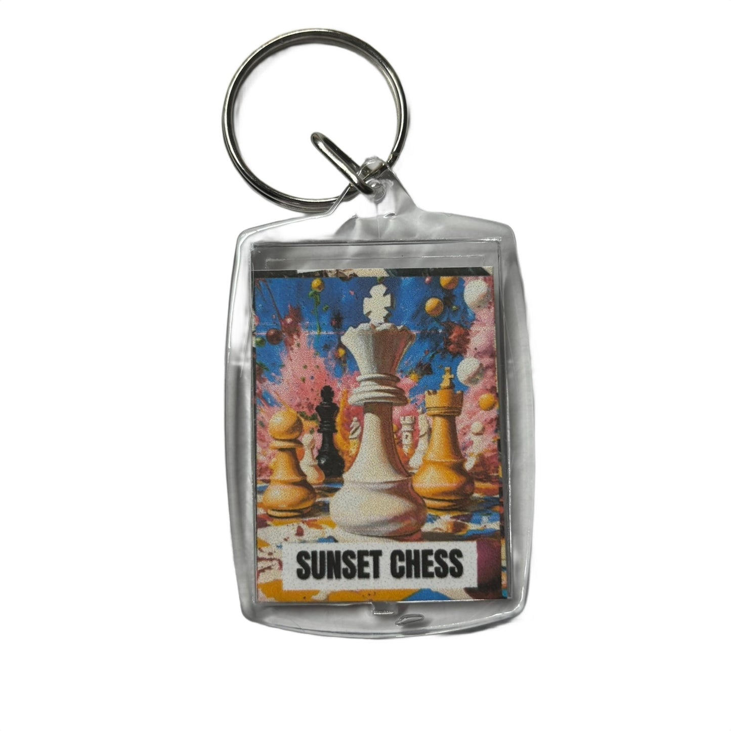 Splash Springs - Chess  Photo Keychain