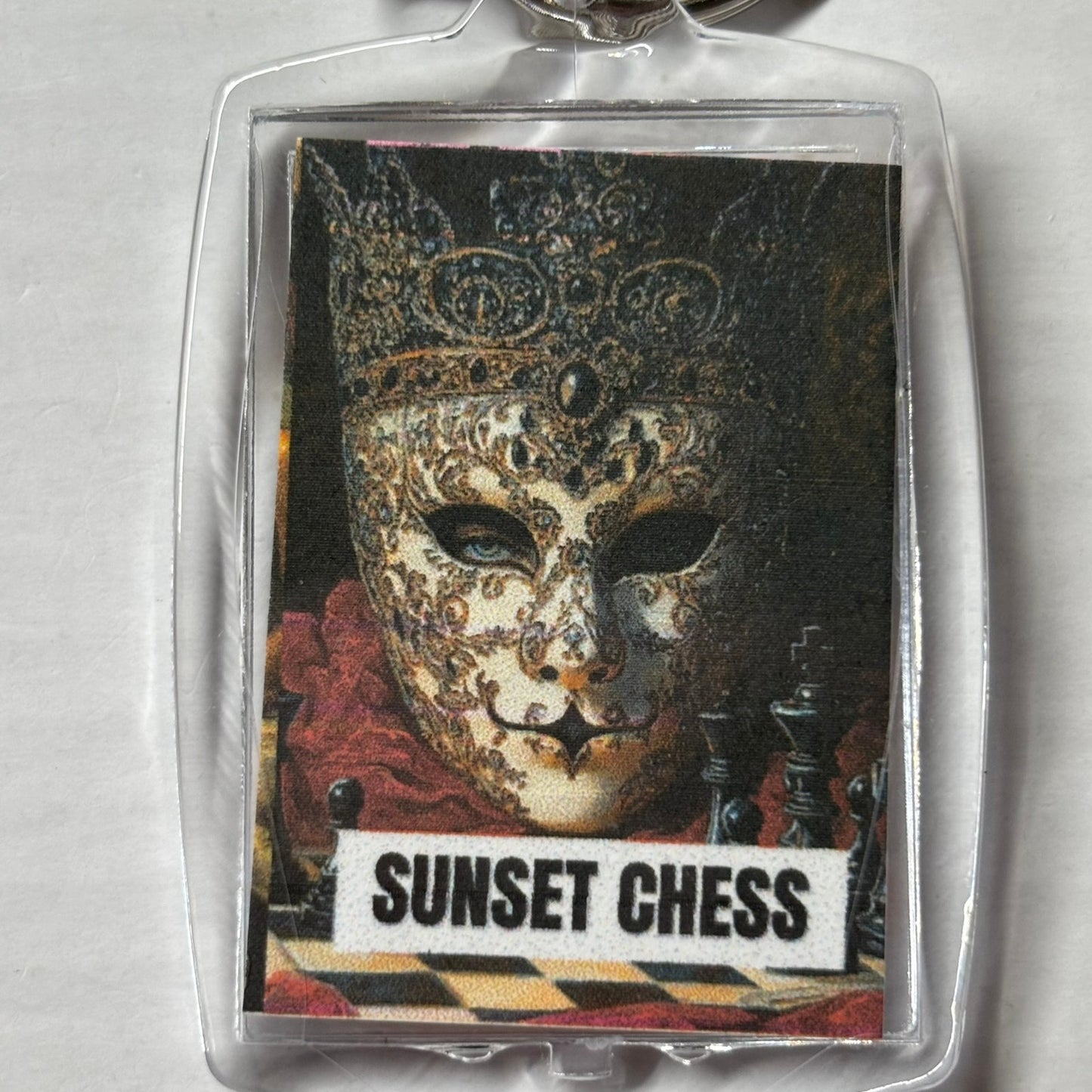 Faceless King - Chess  Photo Keychain