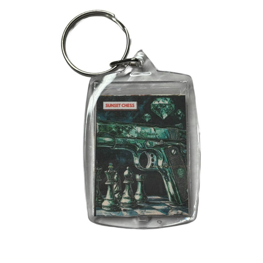 Green Blaster - Chess  Photo Keychain