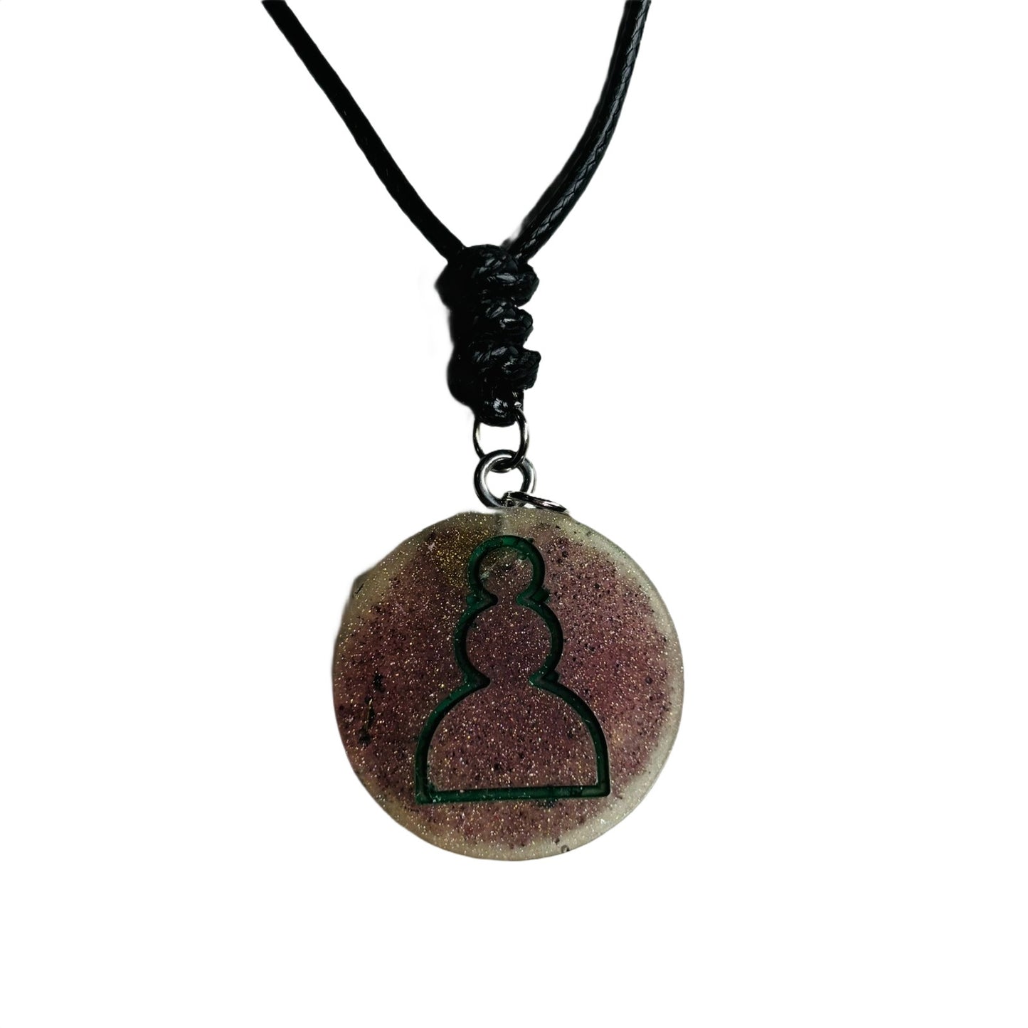 Simple Pawn - Handmade Resin Chess Necklace