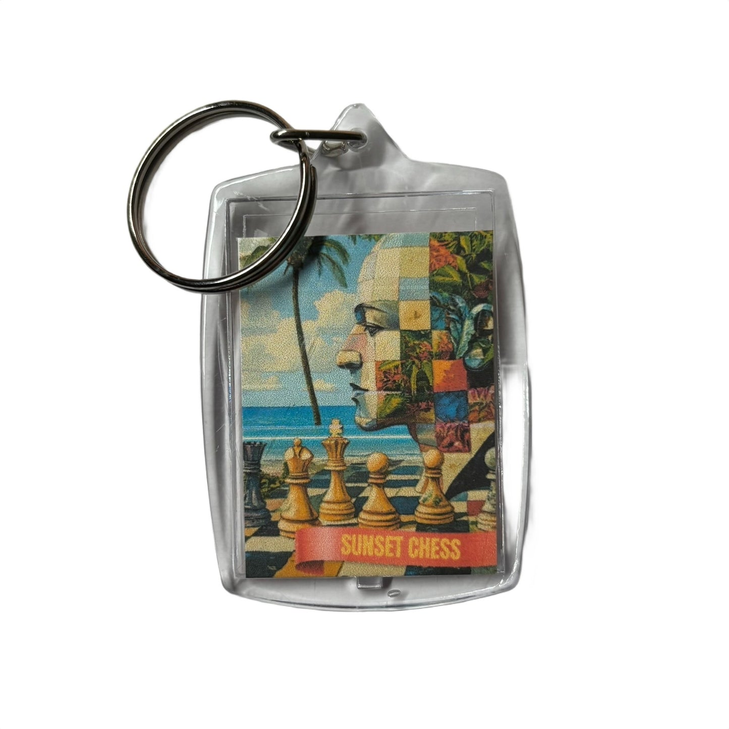 Tropics - Chess  Photo Keychain