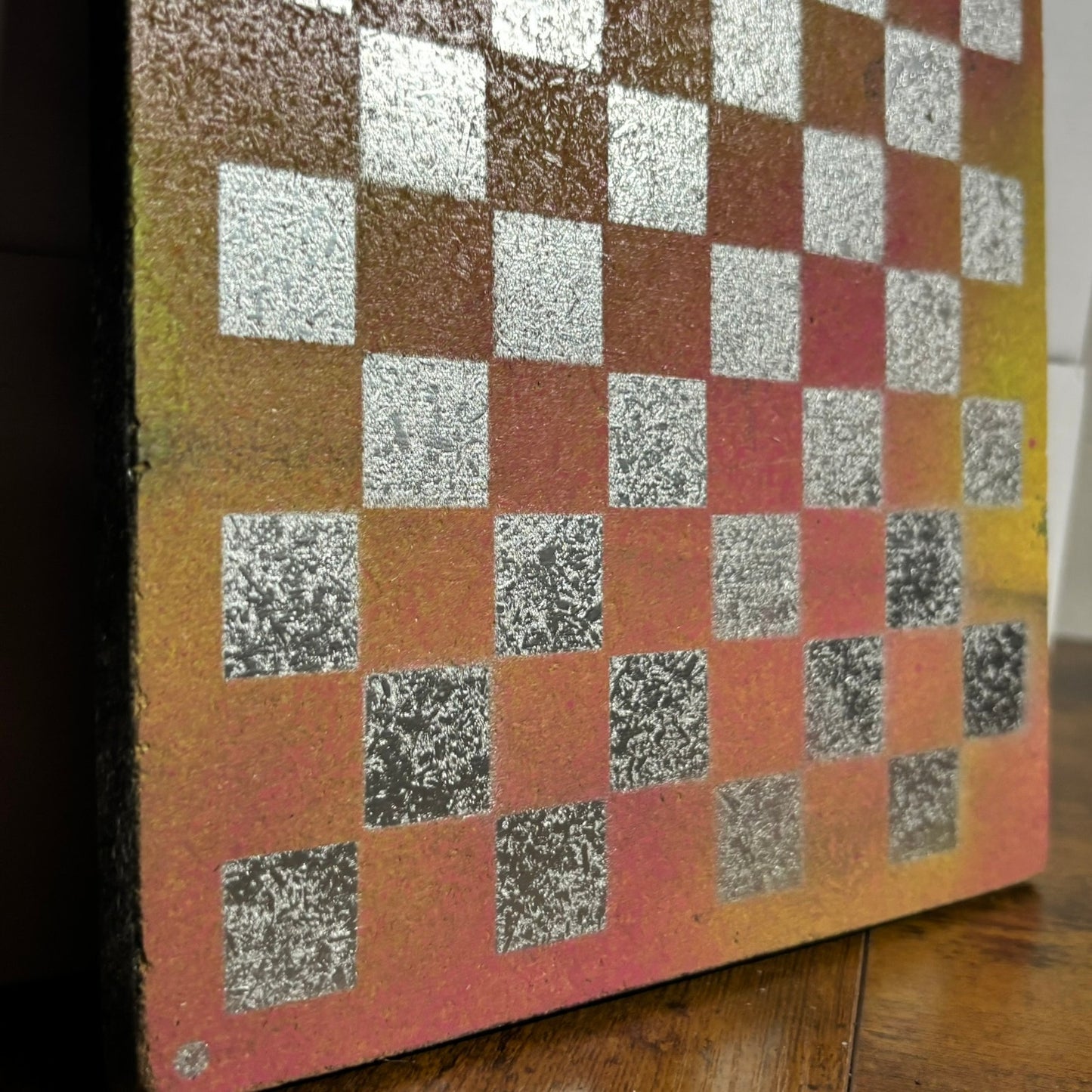Mango Chrome - Painted Double Sided Chess Board