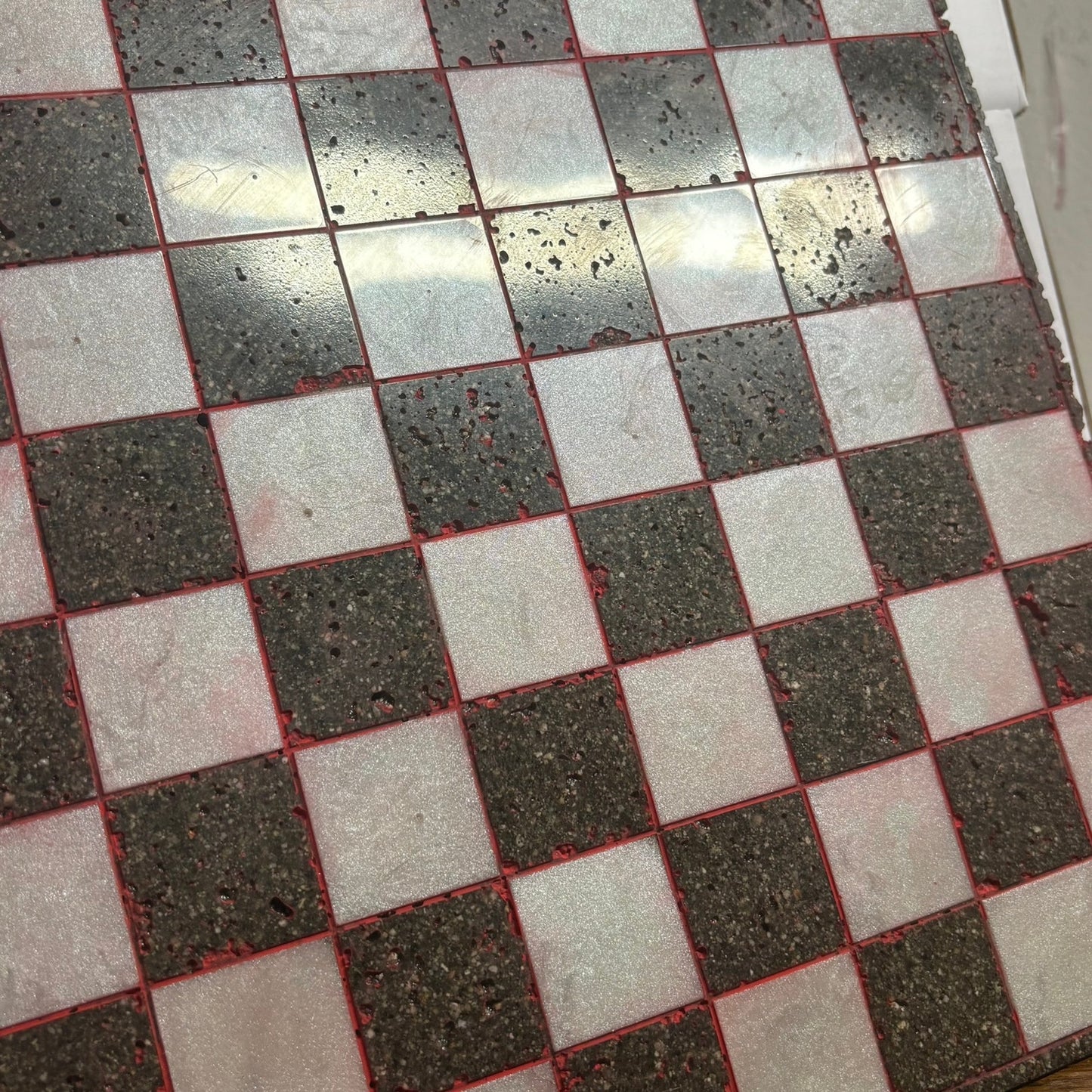 Rocky Gray - Resin Chess Board