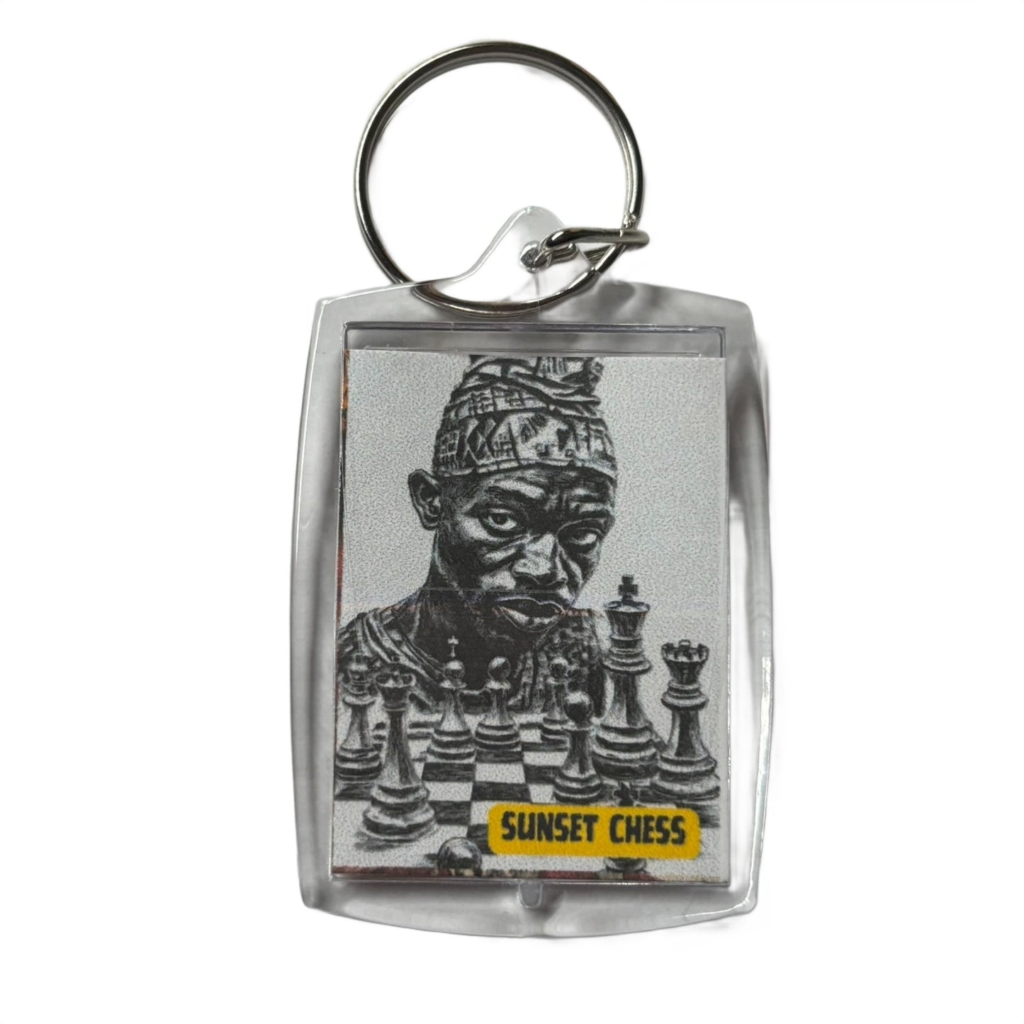 Simple Man - Chess  Photo Keychain