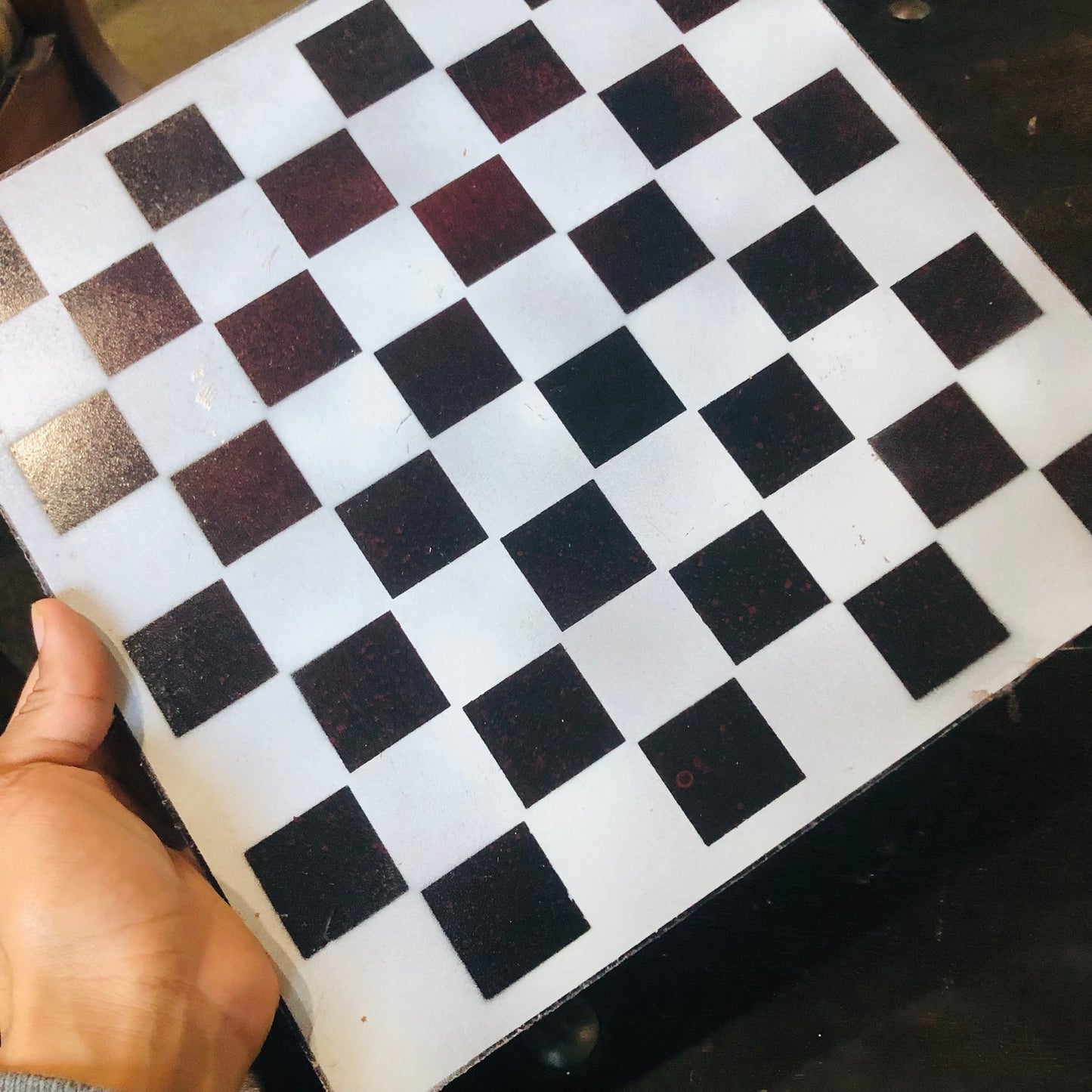 Castle Gray - Painted Chess Set