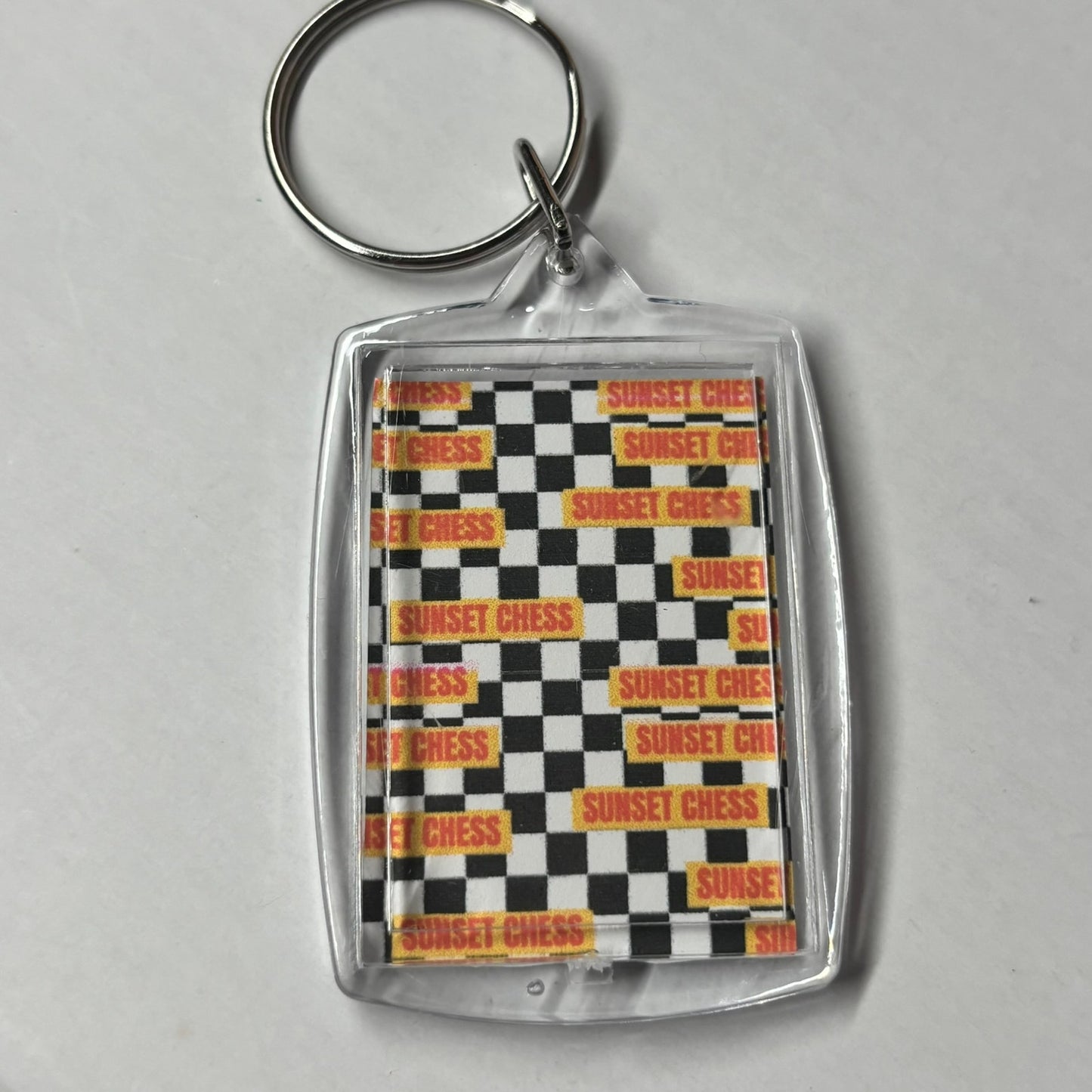 Heavy Hitter - Chess  Photo Keychain