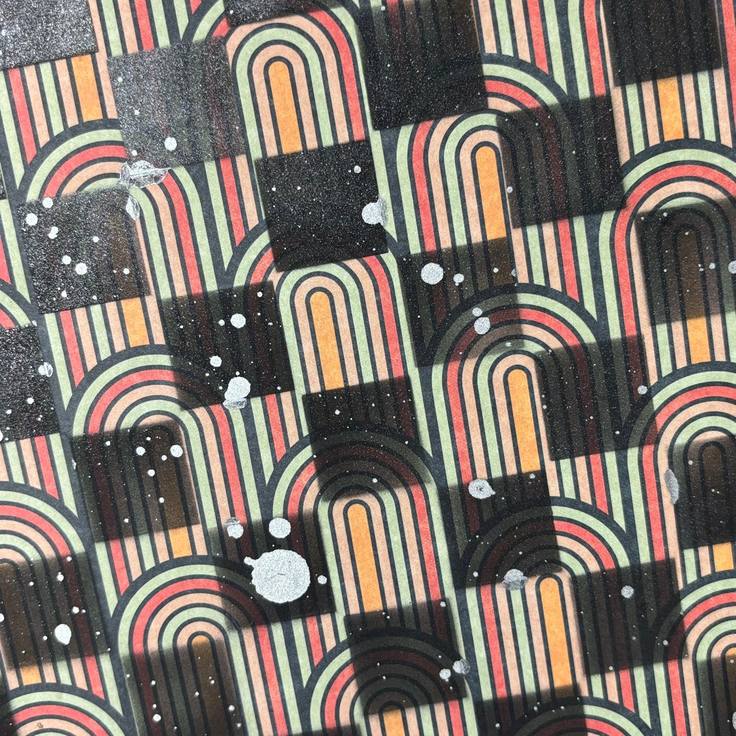 The 70's Vibes - Scrapbook Chess Board