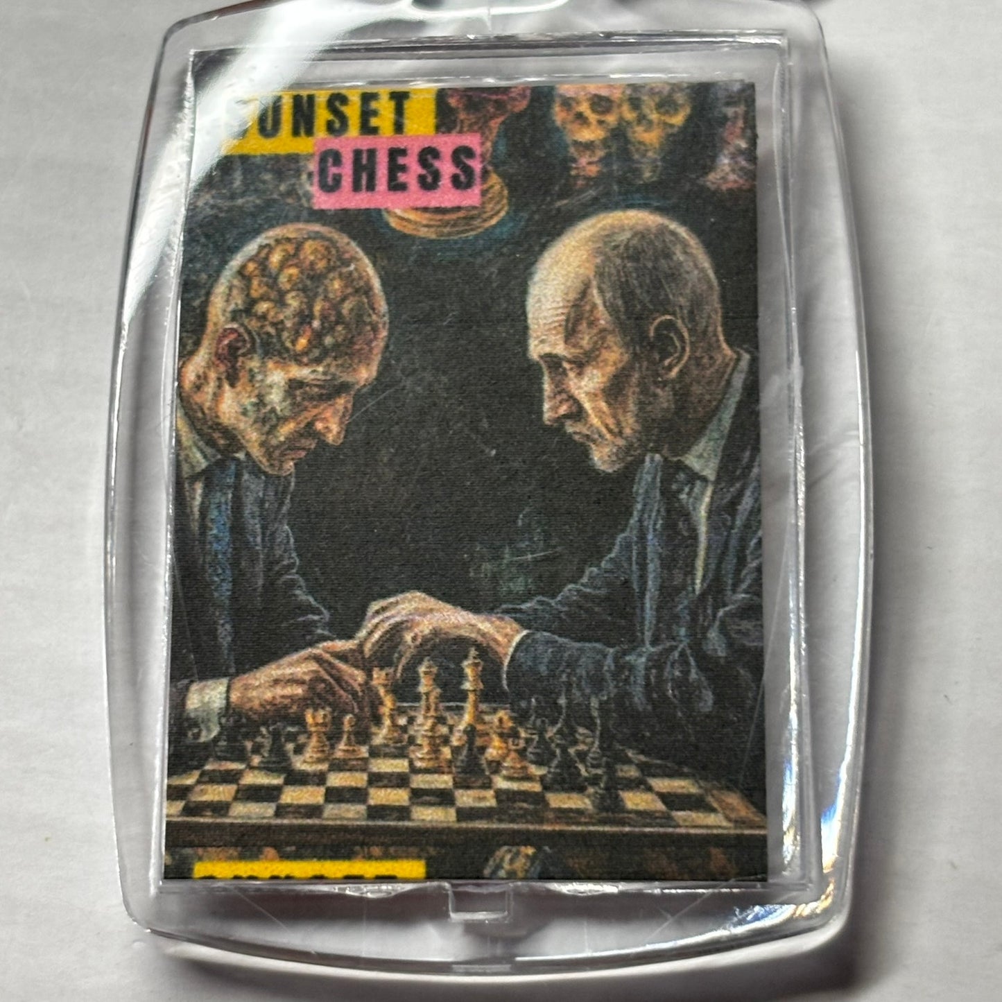 Melting Man - Chess  Photo Keychain