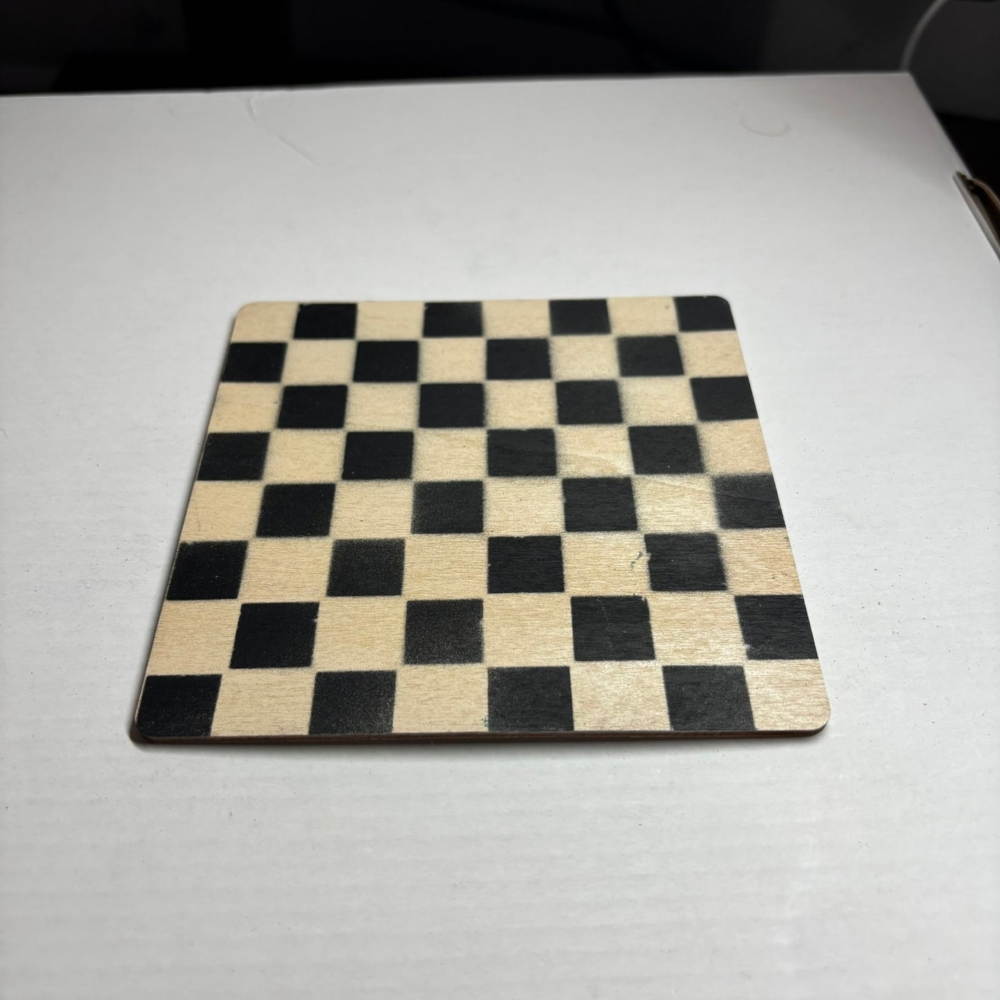 Cream Black - Mini Chess Set
