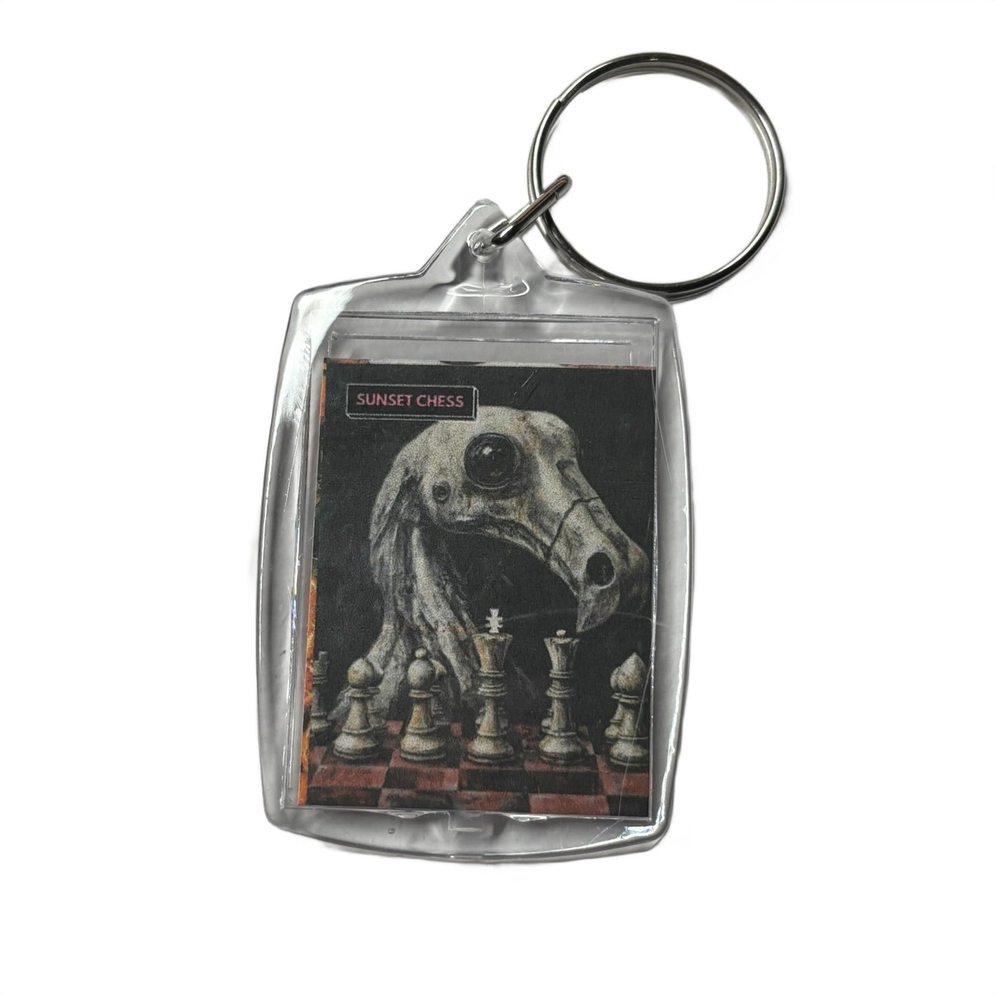 Bone Dino - Chess  Photo Keychain