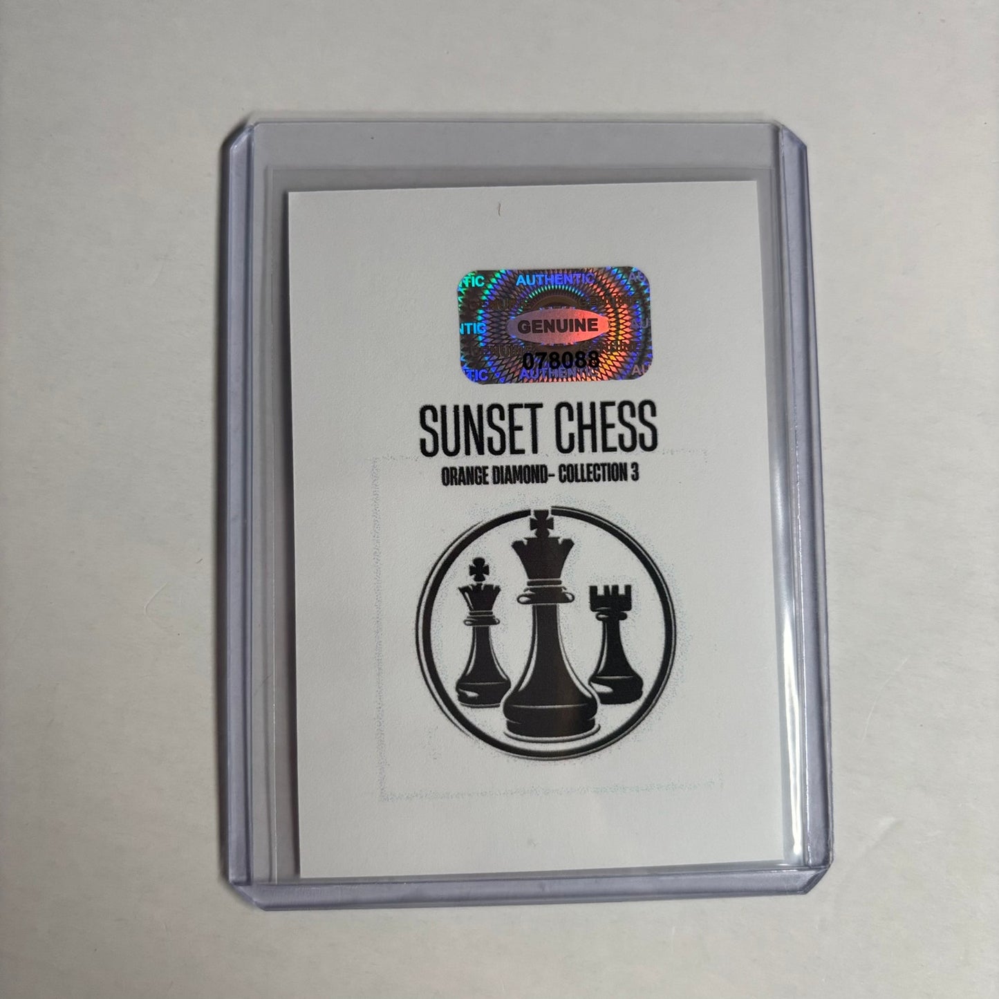Orange Diamond Collection 3 - Trading Card