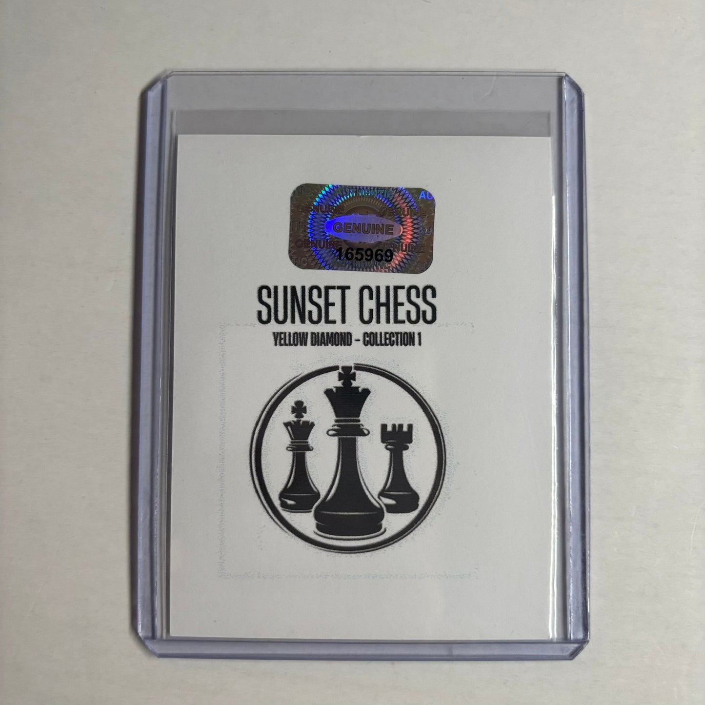 Yellow Diamond Collection 1 - Trading Card