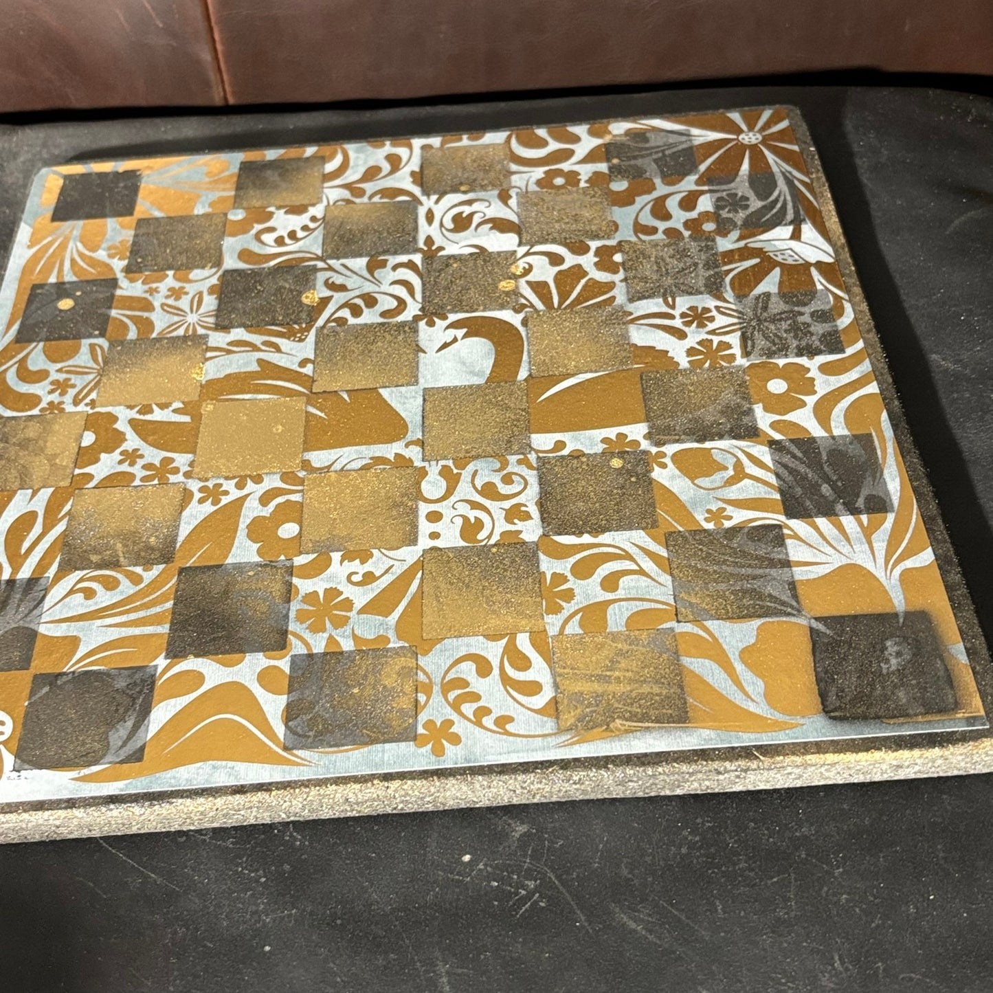 Premium Vintage Gold - Scrapbook Chess Board