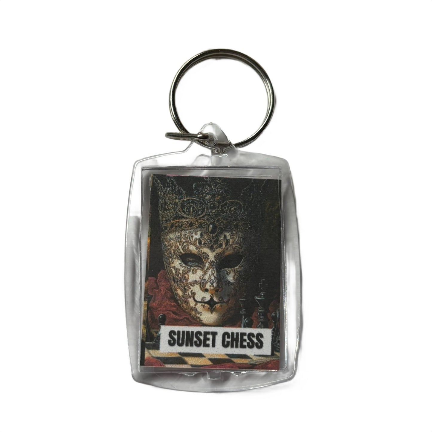 Faceless King - Chess  Photo Keychain