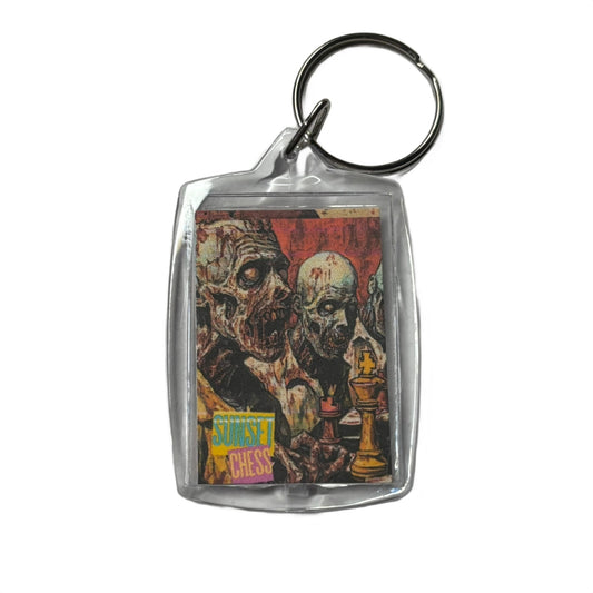 Zombie Party - Chess  Photo Keychain