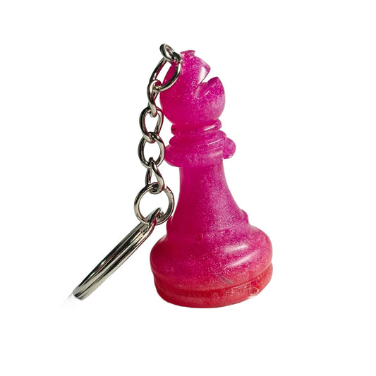 Pink Bishop - Handmade Resin Keychain