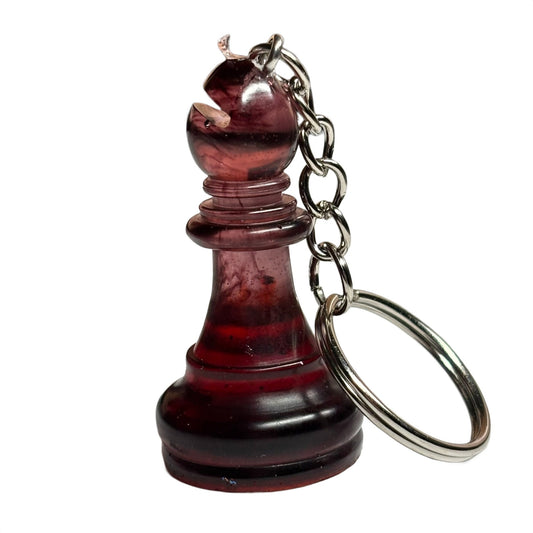Red Vile Bishop - Handmade Resin Keychain