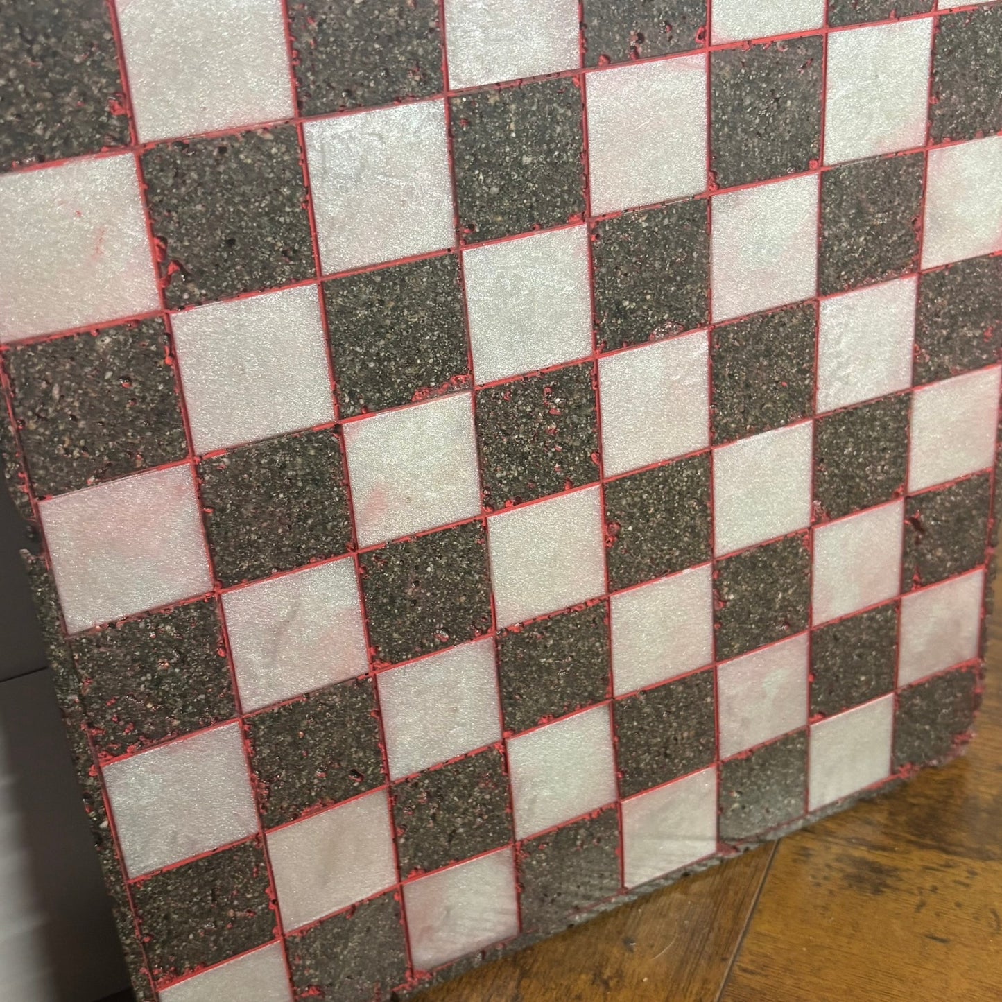 Rocky Gray - Resin Chess Board
