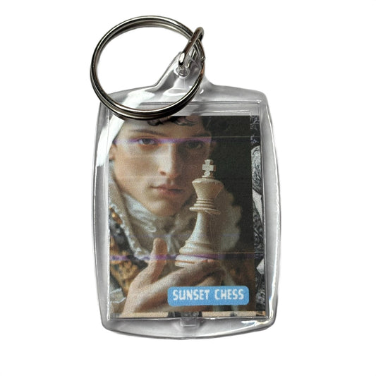 Young Prince - Chess  Photo Keychain