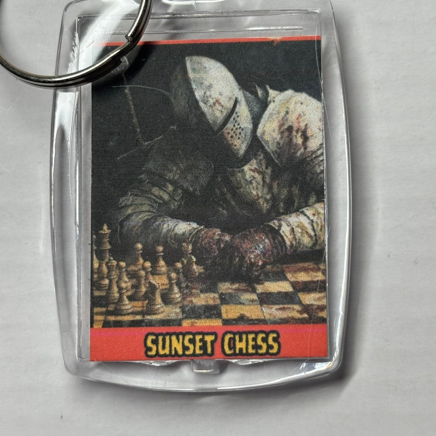 Wounded Warrior - Chess  Photo Keychain