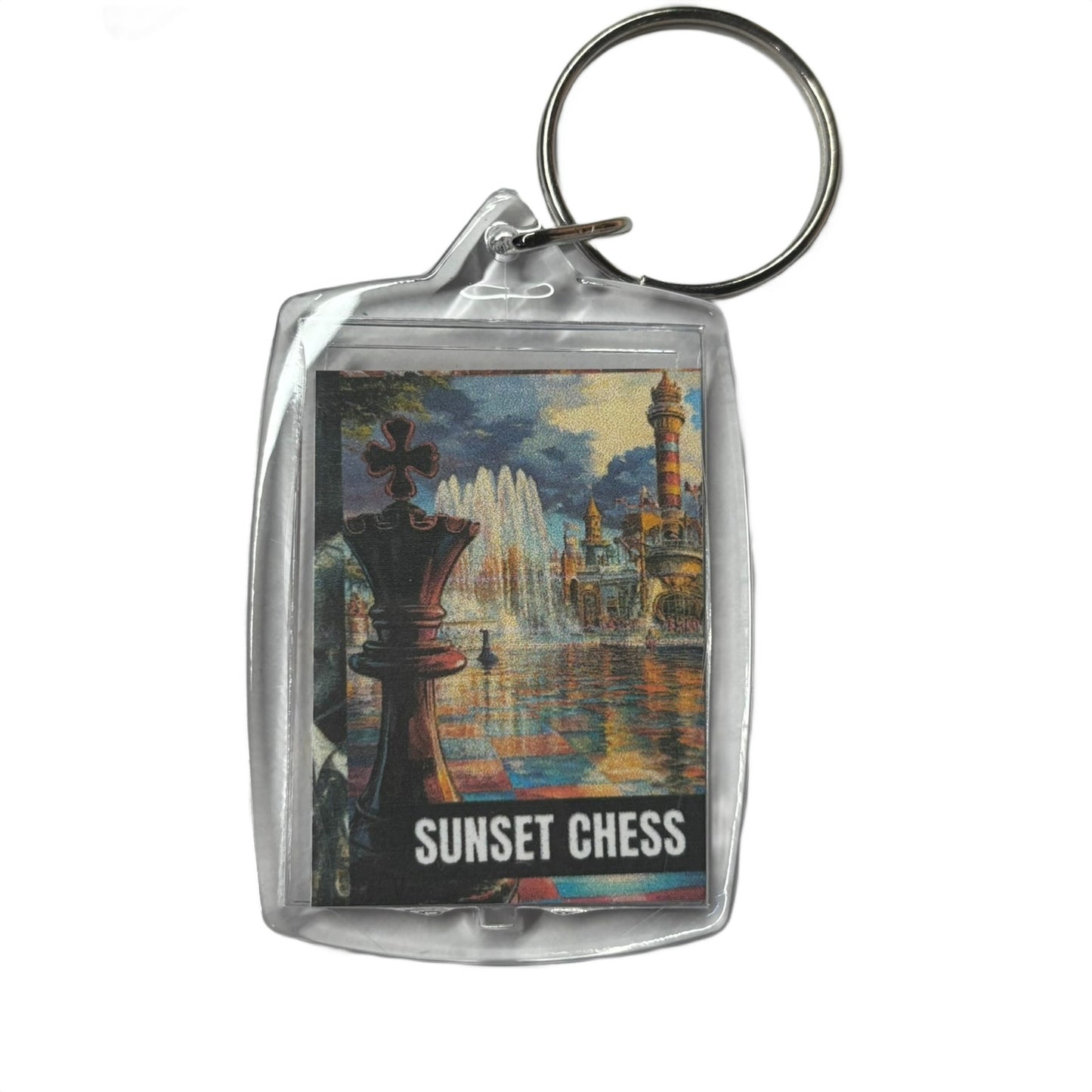 Chess Yard - Chess  Photo Keychain