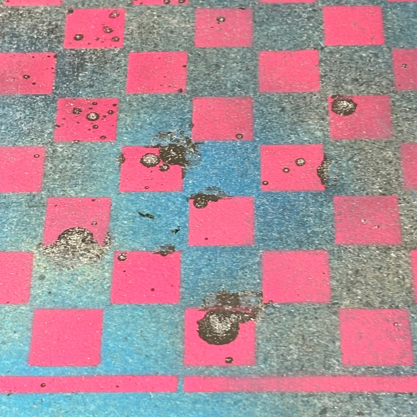 Sky Blue Pink- Painted Chess Set