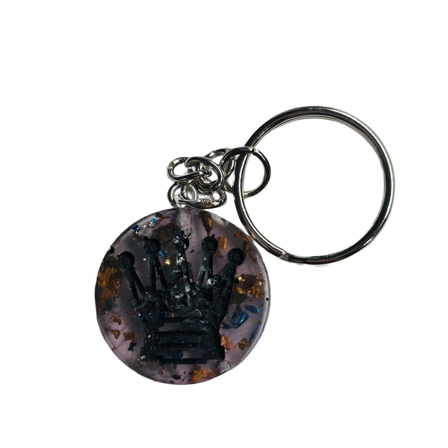 Royal Dark Queen - Handmade Resin Keychain