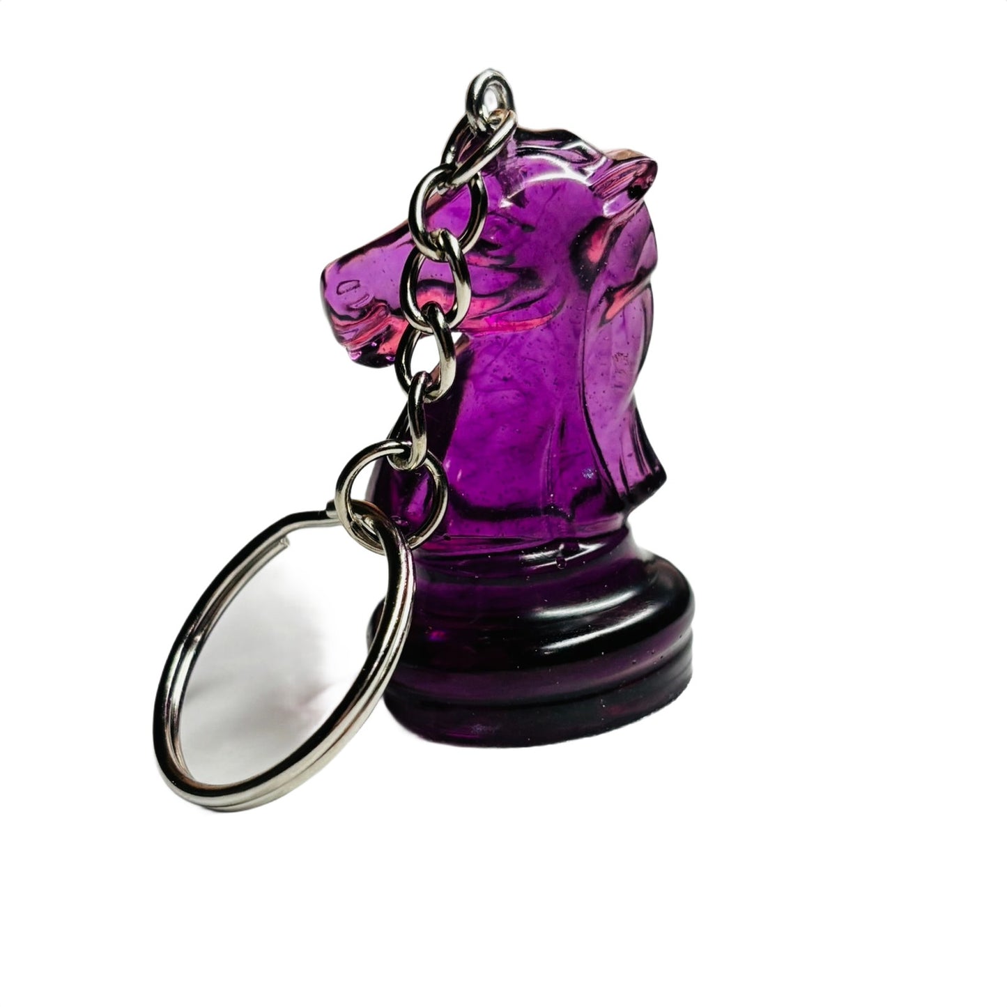 Mystery Purple Knight - Handmade Resin Keychain