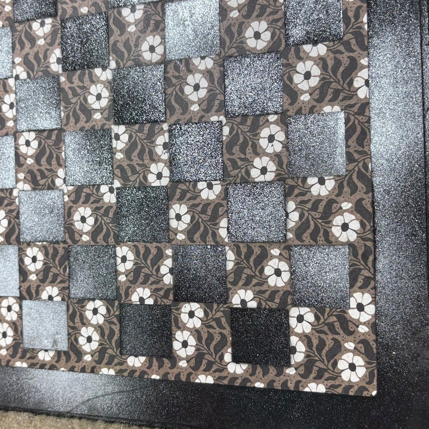 Vintage Mist - Scrapbook Chess Board