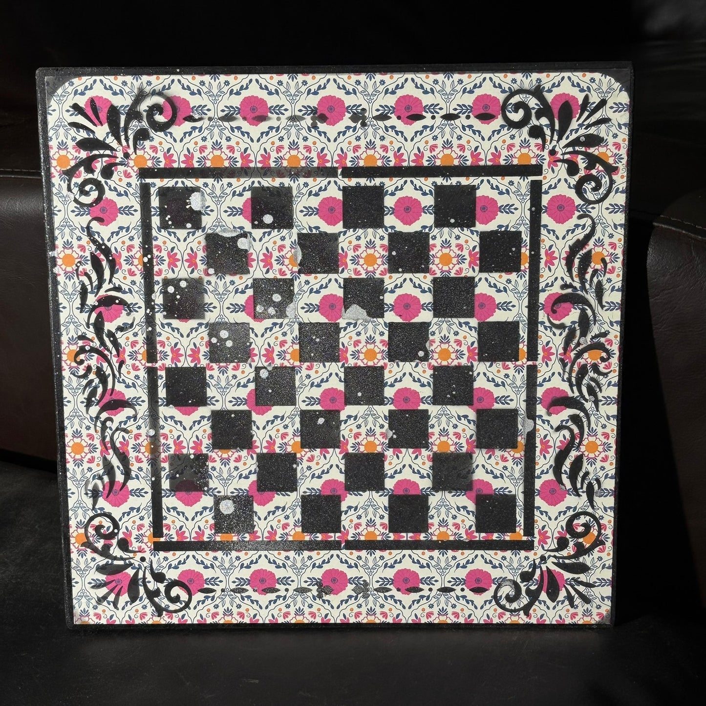 Vintage Royal - Scrapbook Chess Board