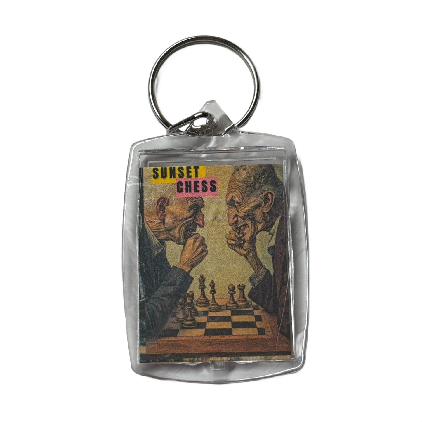 Politicians Play - Chess  Photo Keychain