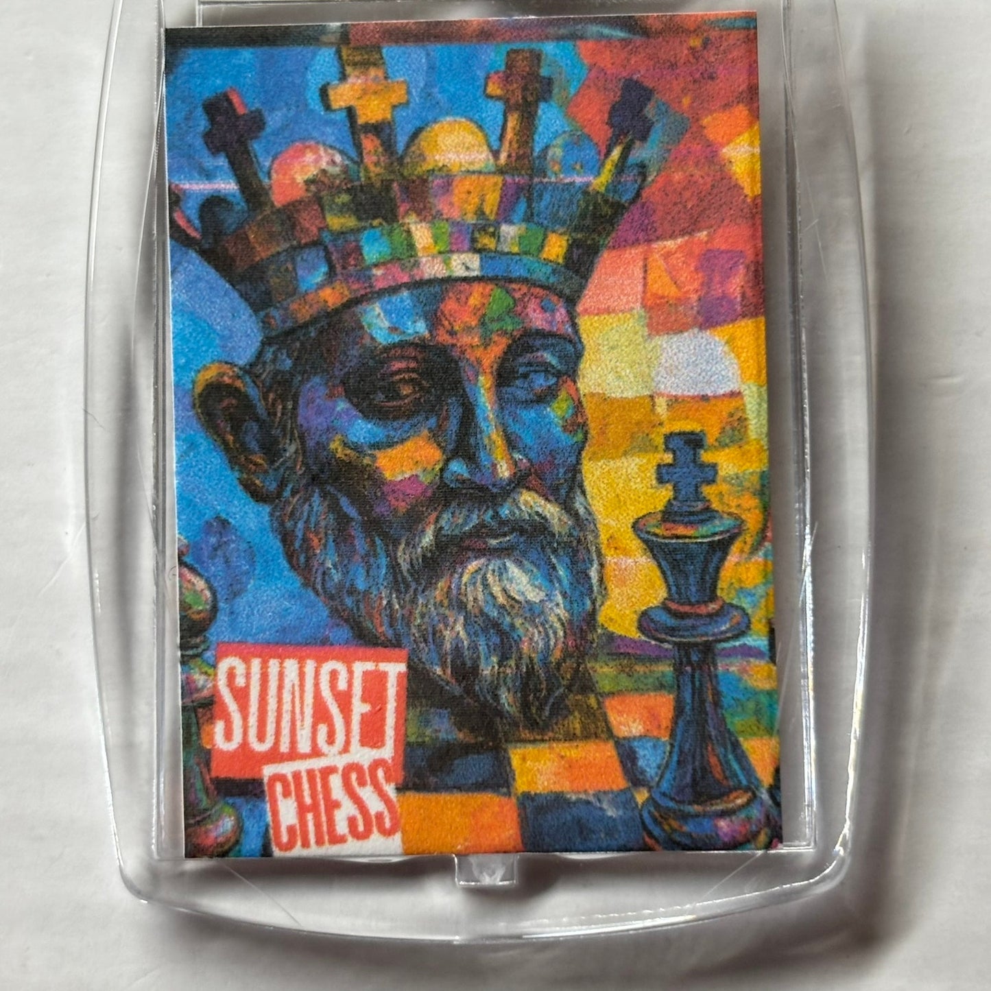 Kings Game - Chess  Photo Keychain