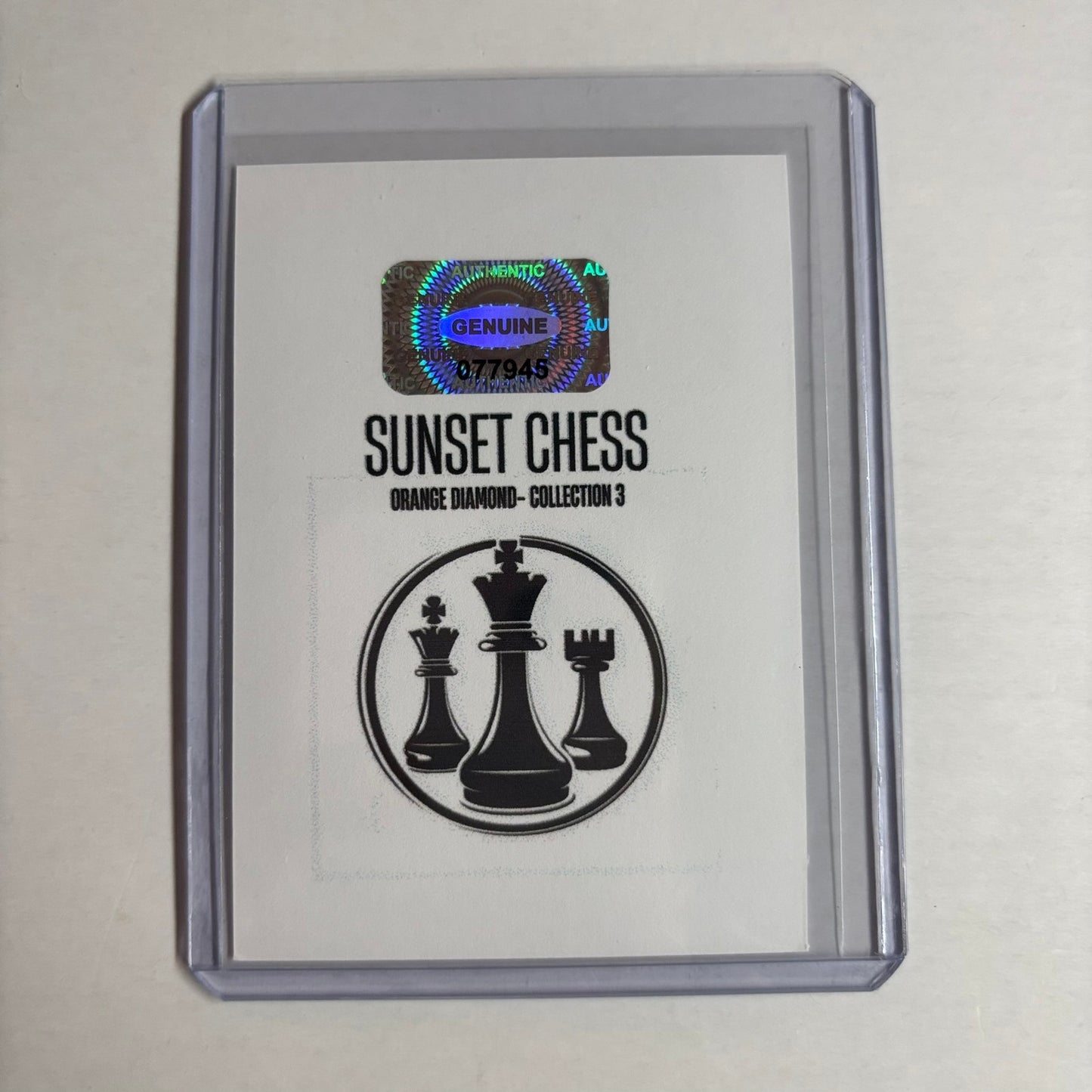 Orange Diamond Collection 3 - Trading Card