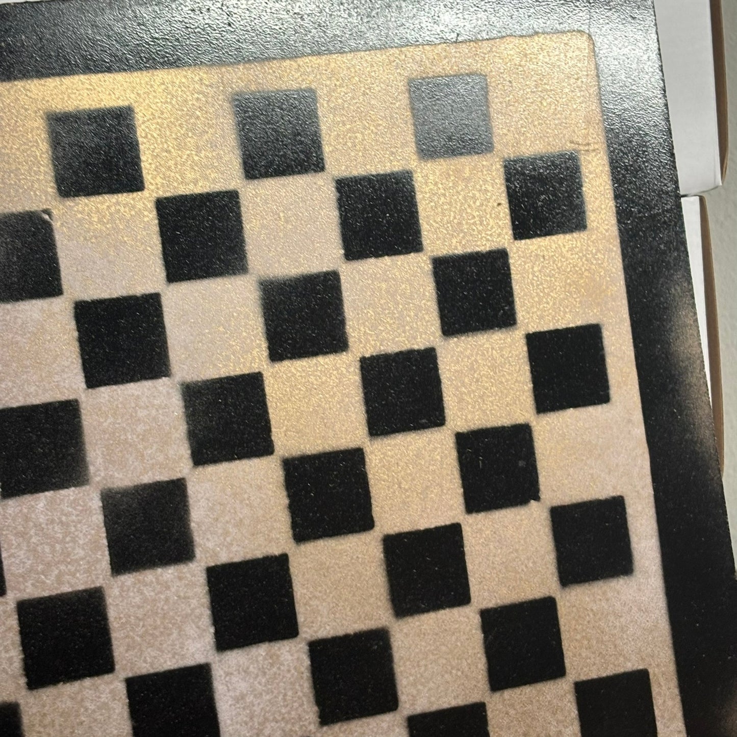Simple Brown - Painted Chess Board