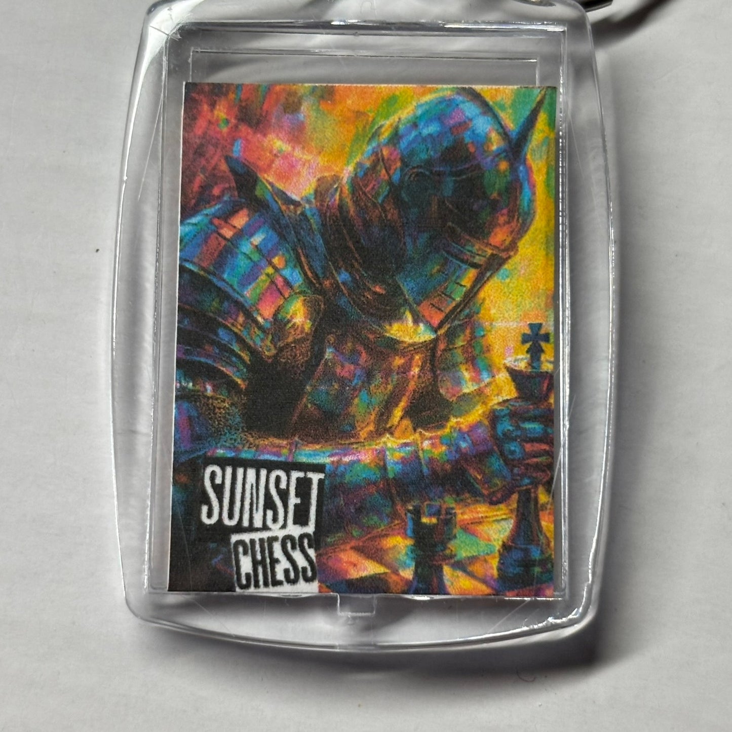 Majestic Knight - Chess  Photo Keychain