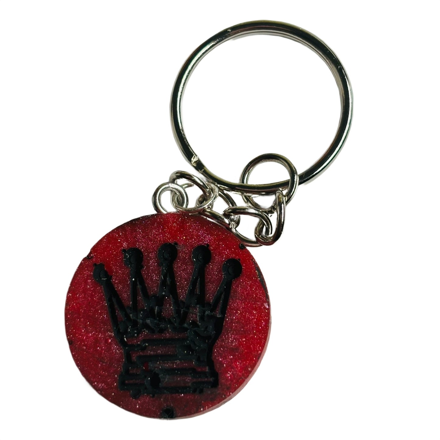 Red Dark Queen - Handmade Resin Keychain
