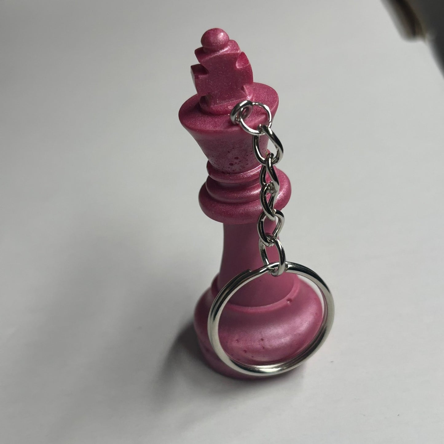 Pink King - Handmade Resin Keychain